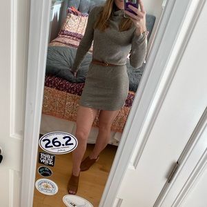 Turtleneck Sweater Dress